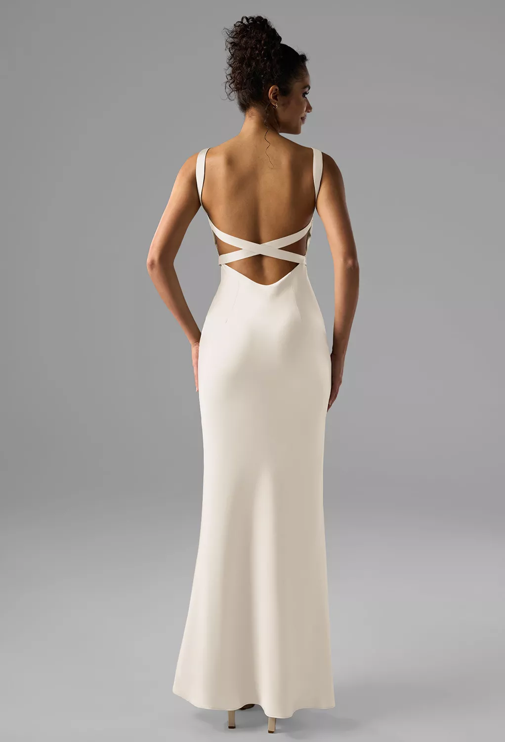 AW Armaan Ivory  Cocktail Wedding Guest Dresses